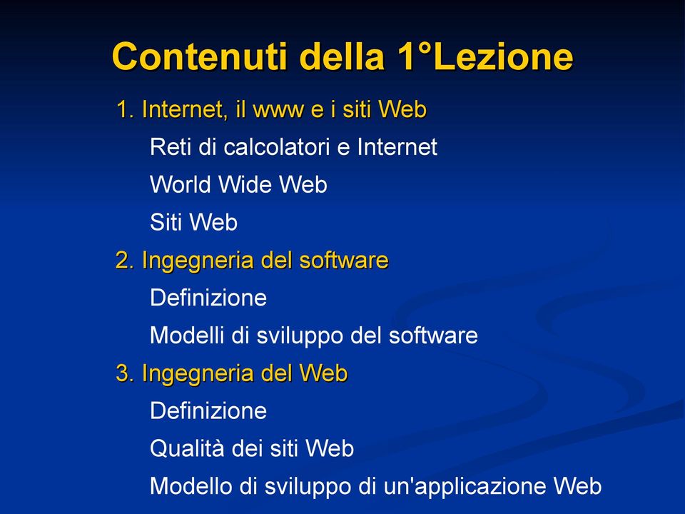 Wide Web Siti Web 2.