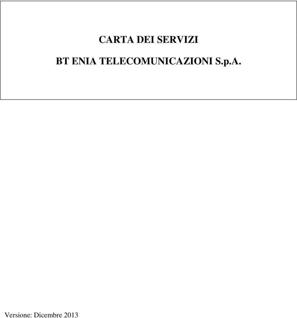 TELECOMUNICAZIONI