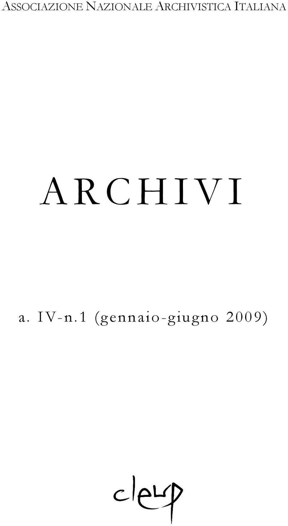 ARCHIVISTICA