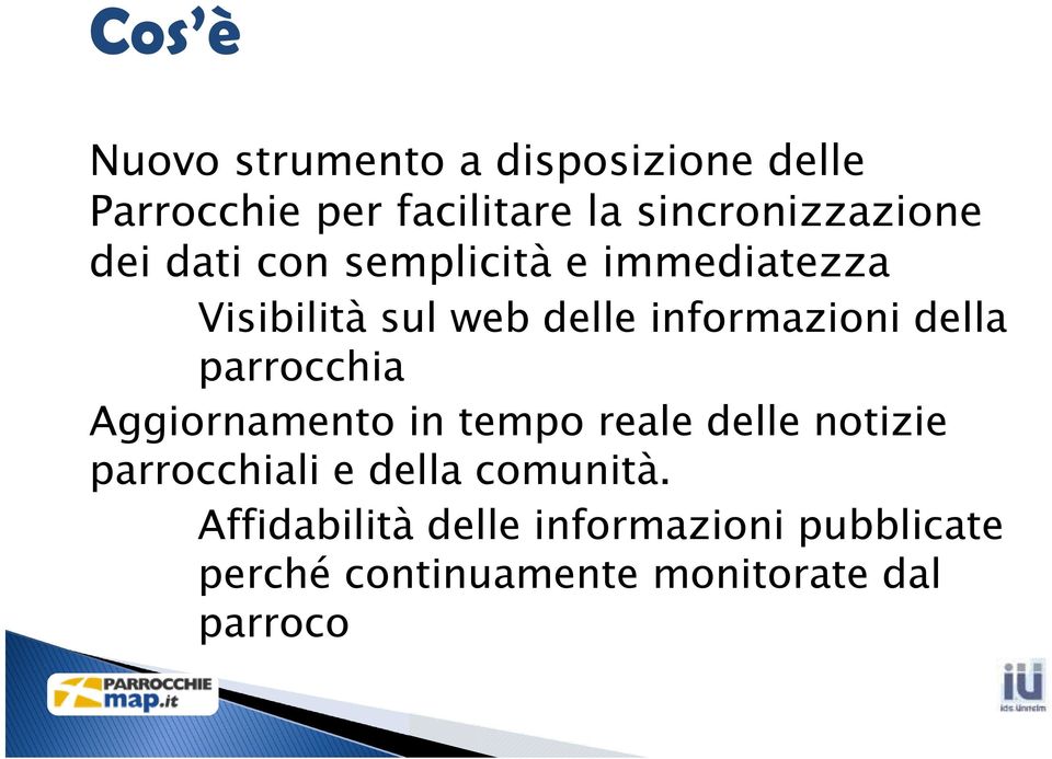 informazioni della parrocchia Aggiornamento in tempo reale delle notizie parrocchiali