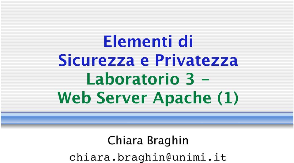 Web Server Apache (1)