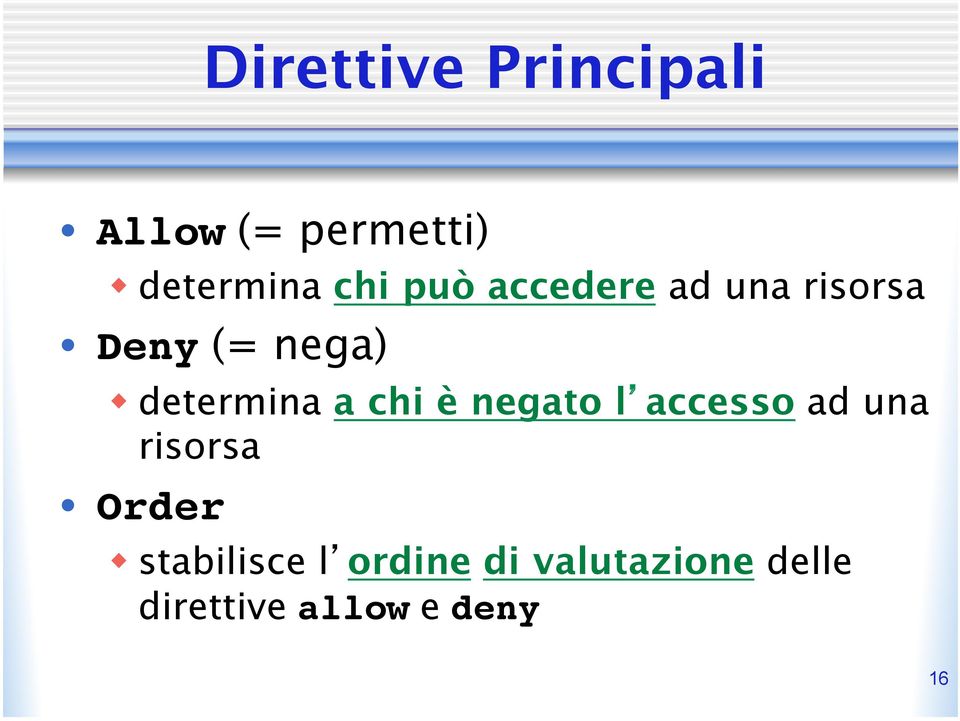 chi è negato l accesso ad una risorsa Order" w