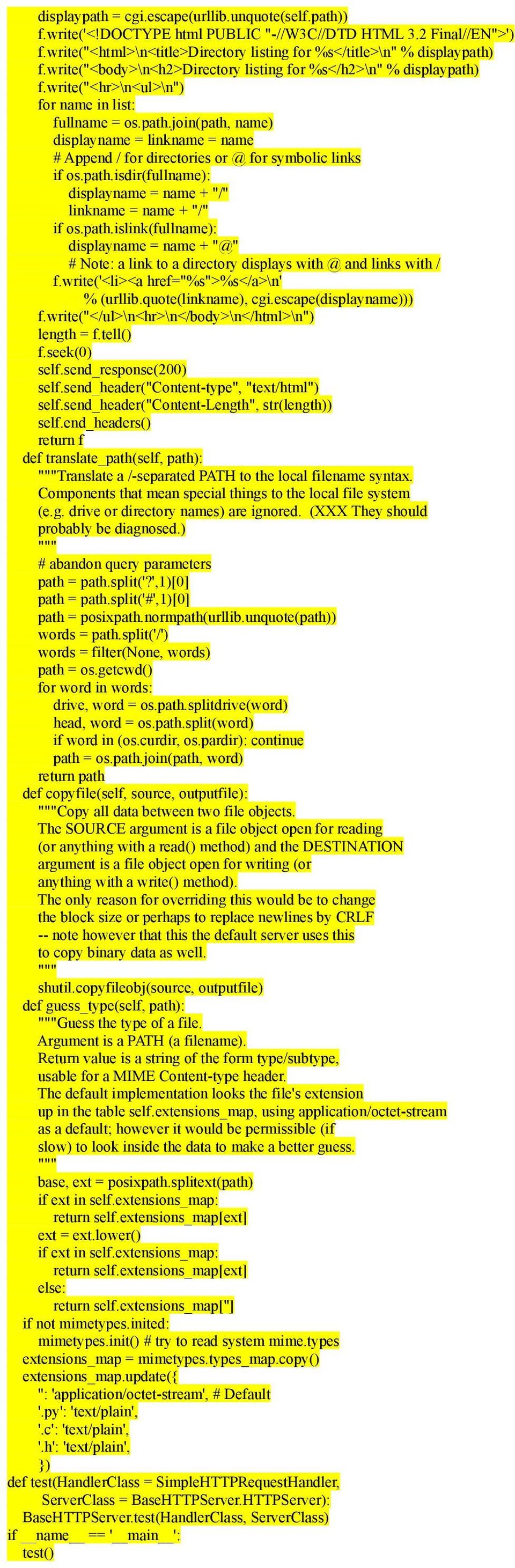 path.isdir(fullname): displayname = name + "/" linkname = name + "/" if os.path.islink(fullname): displayname = name + "@" # Note: a link to a directory displays with @ and links with / f.