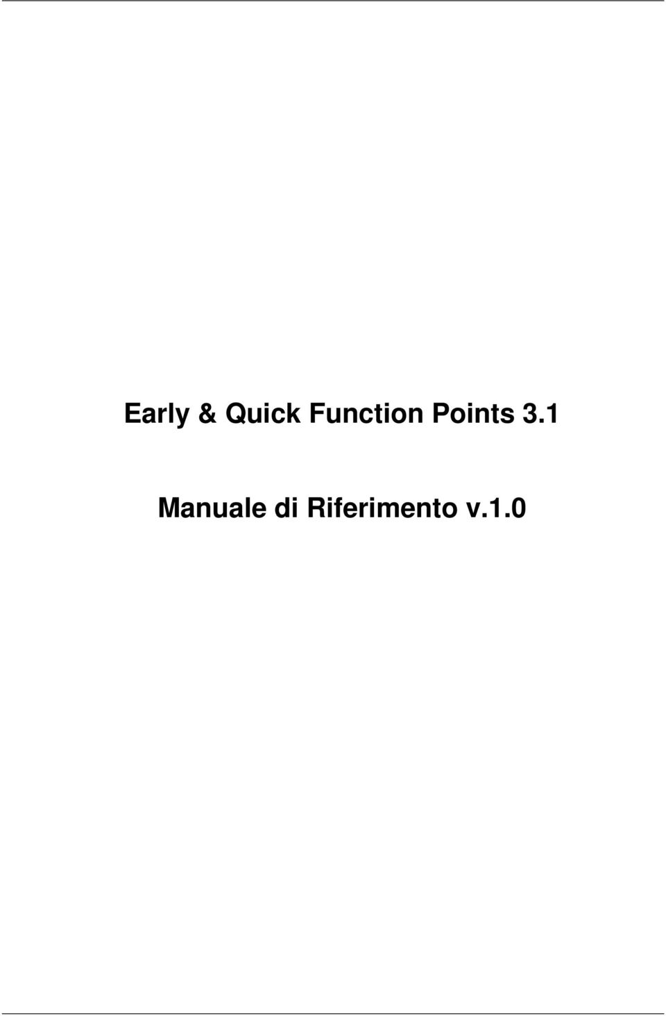 3.1 Manuale di