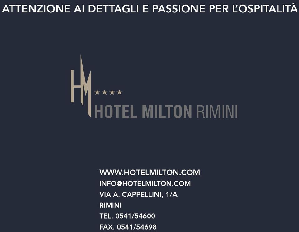 COM INFO@HOTELMILTON.COM VIA A.