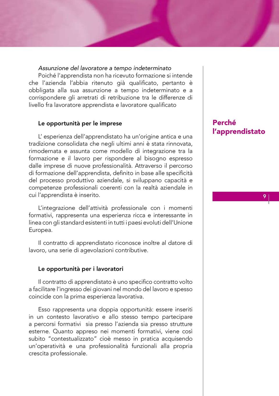 apprendistato ha un origine antica e una tradizione consolidata che negli ultimi anni è stata rinnovata, rimodernata e assunta come modello di integrazione tra la formazione e il lavoro per