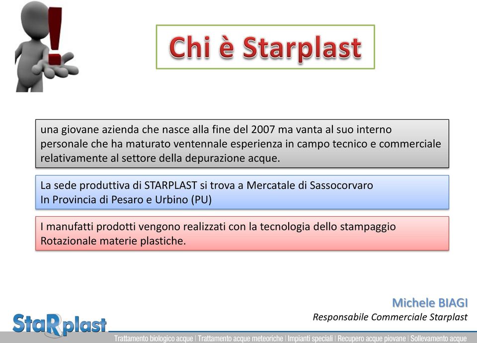 La sede produttiva di STARPLAST si trova a Mercatale di Sassocorvaro In Provincia di Pesaro e Urbino