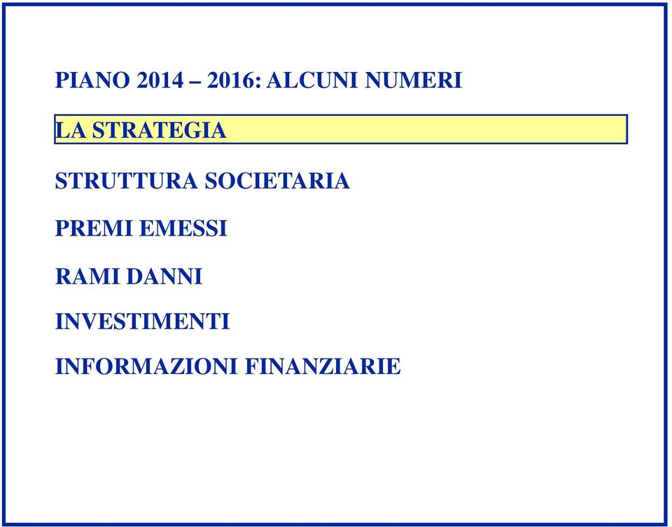 SOCIETARIA PREMI EMESSI RAMI