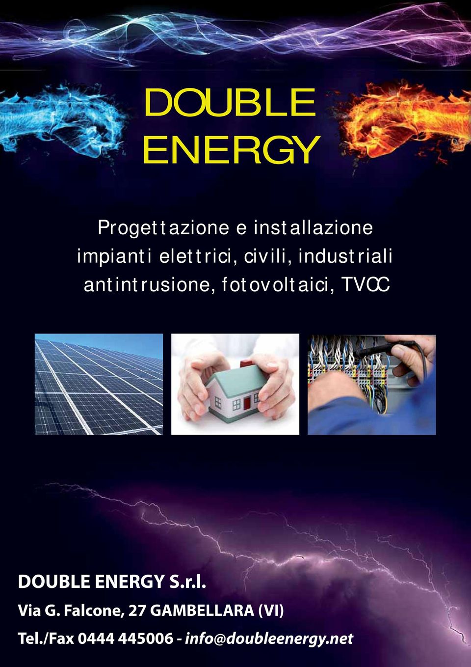 fotovoltaici, TVCC DOUBLE ENERGY S.r.l. Via G.