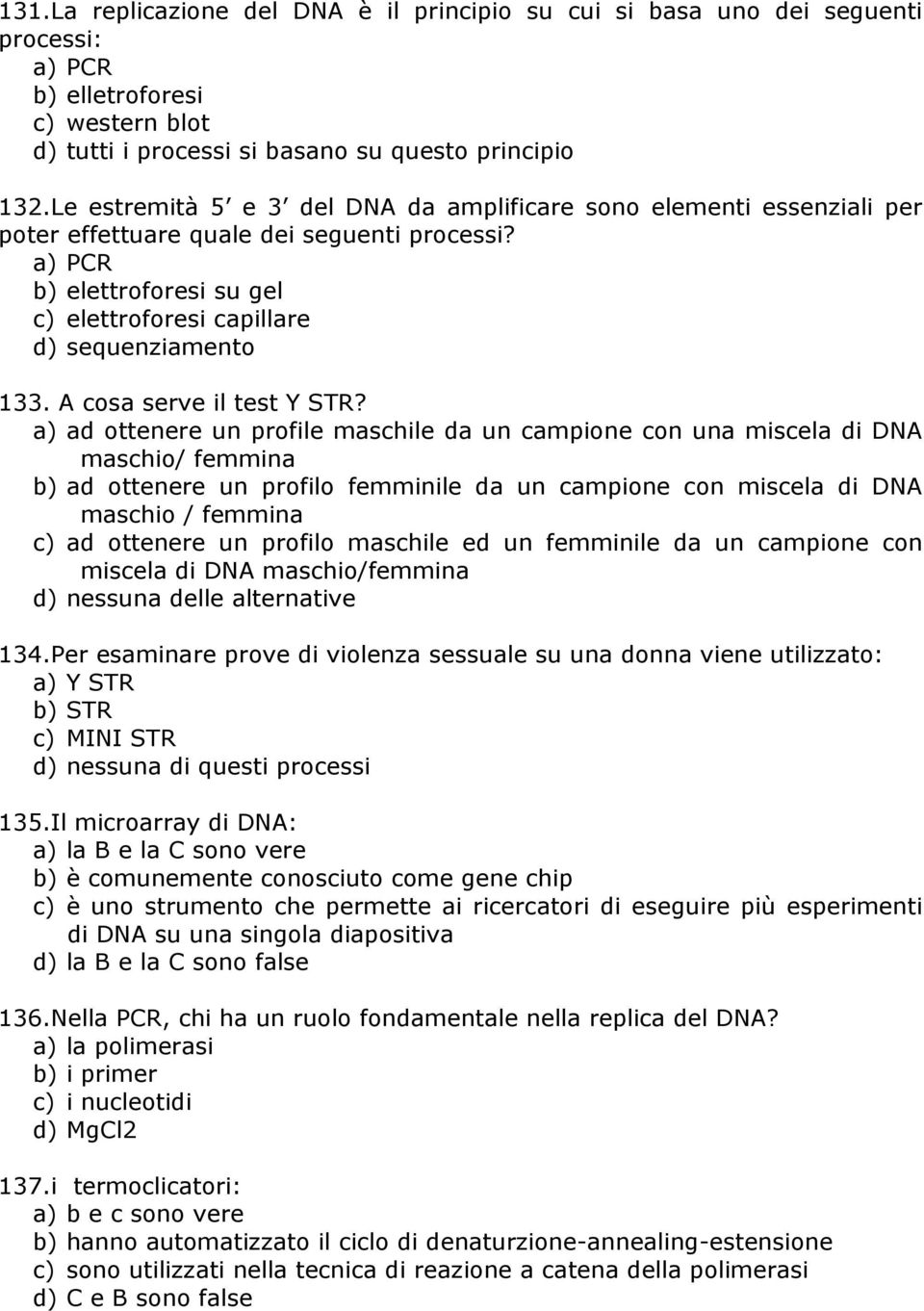 A cosa serve il test Y STR?