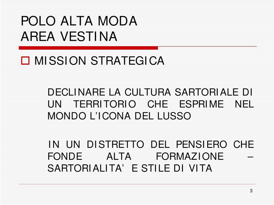 ESPRIME NEL MONDO L ICONA DEL LUSSO IN UN DISTRETTO DEL