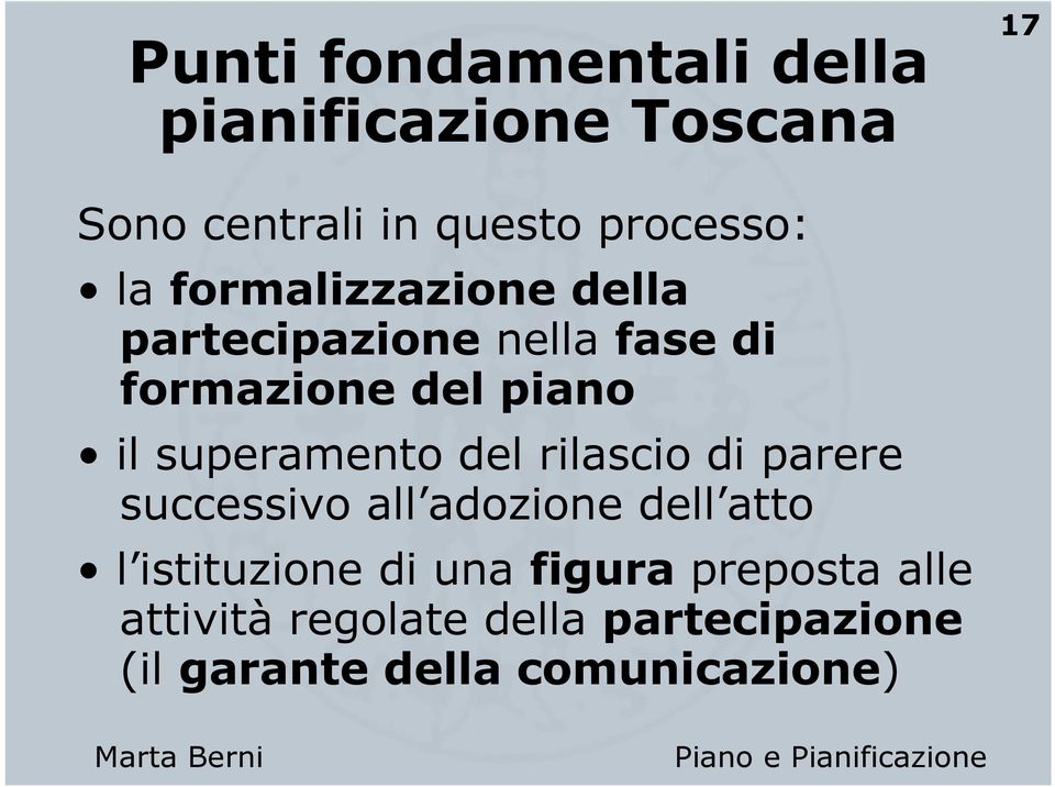 superamento del rilascio di parere successivo all adozione dell atto l istituzione di