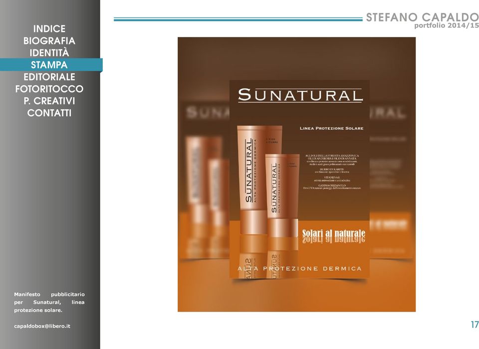 Sunatural, linea