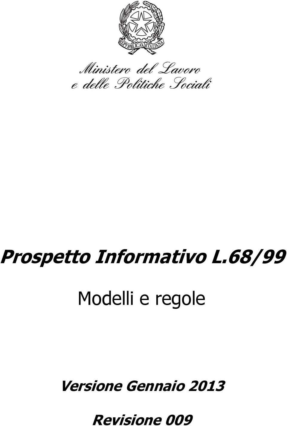 68/99 Modelli e