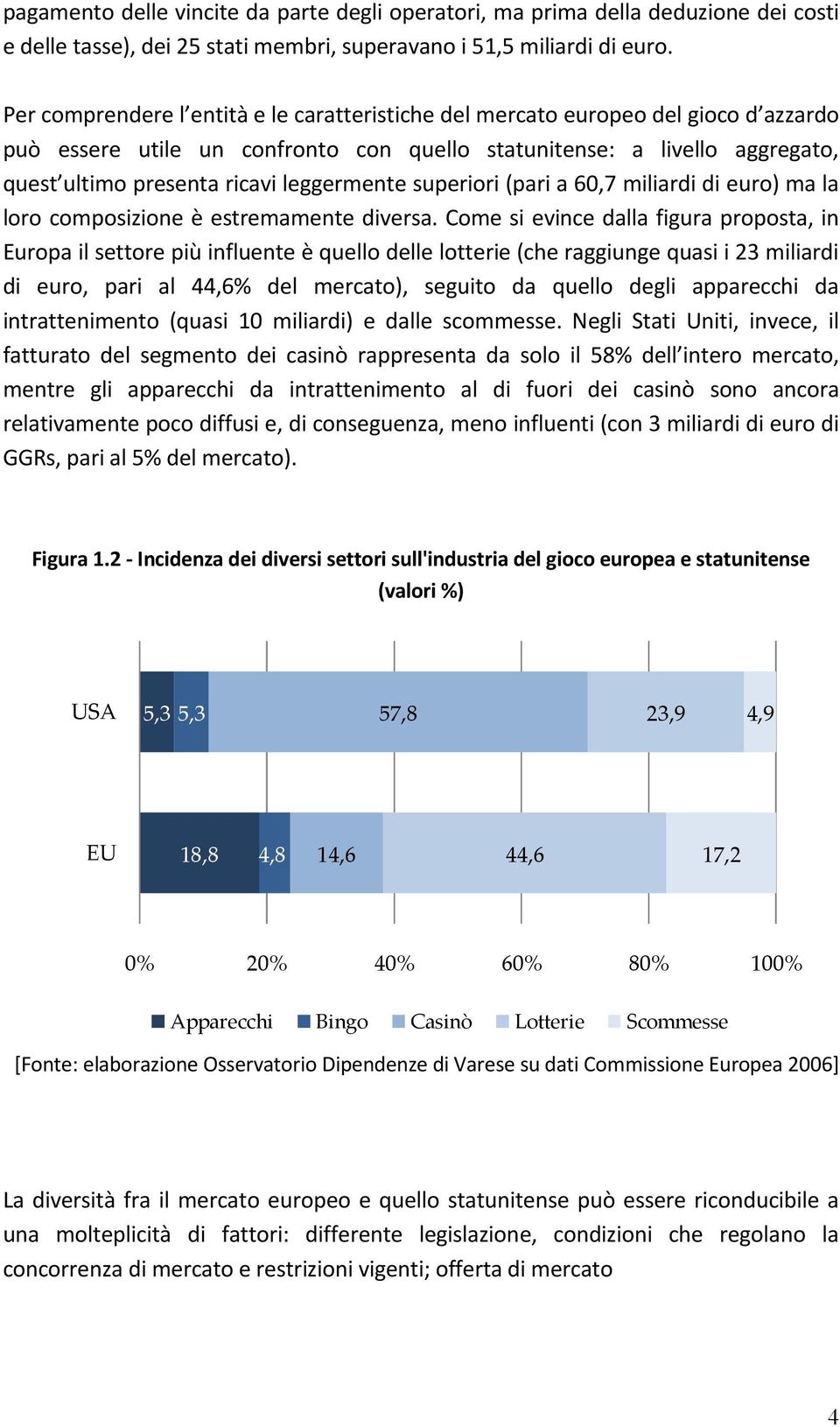 leggermente superiori (pari a 60,7 miliardi di euro) ma la loro composizione è estremamente diversa.