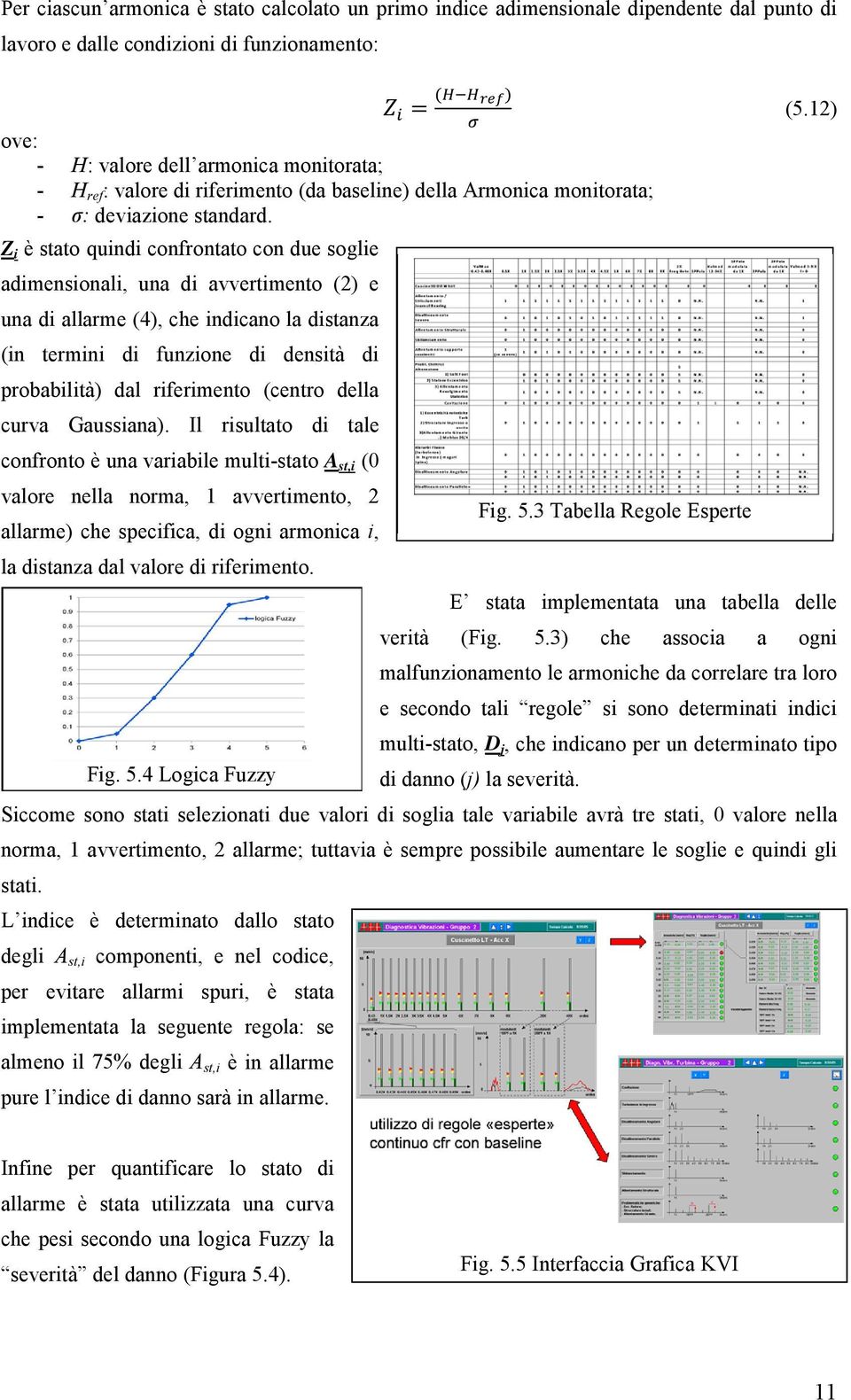 Z i è stato quindi confrontato con due soglie adimensionali, una di avvertimento (2) e una di allarme (4), che indicano la distanza (in termini di funzione di densità di probabilità) dal riferimento