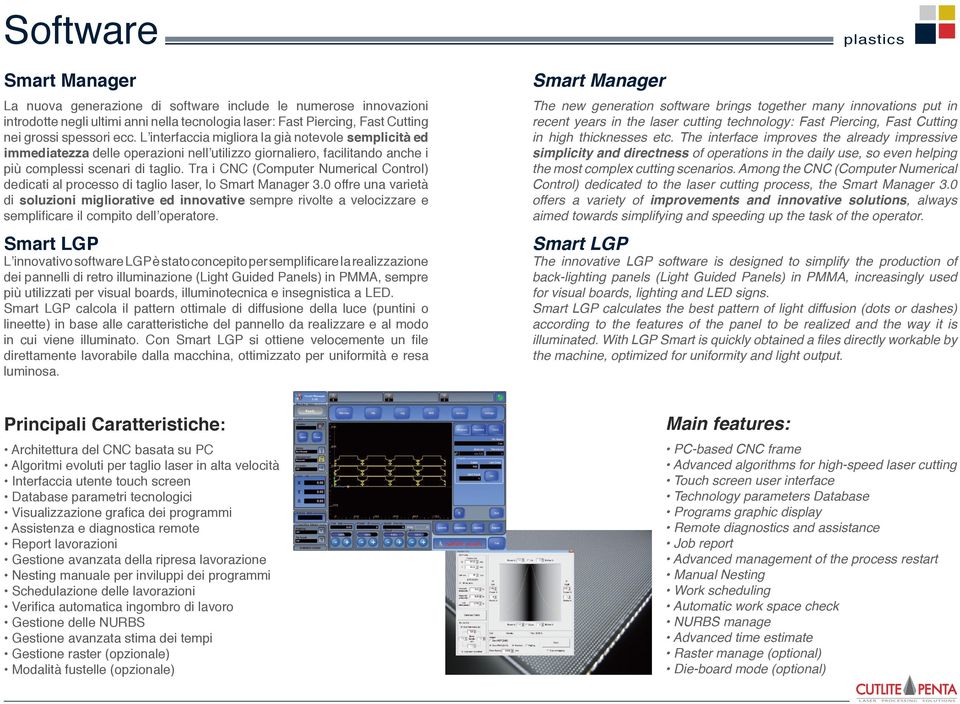 Tra i CNC (Computer Numerical Control) dedicati al processo di taglio laser, lo Smart Manager 3.