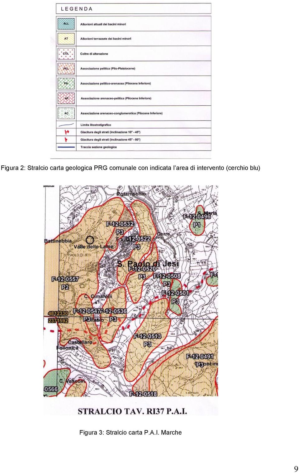 indicata l area di intervento