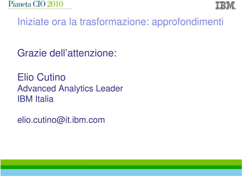 attenzione: Elio Cutino Advanced