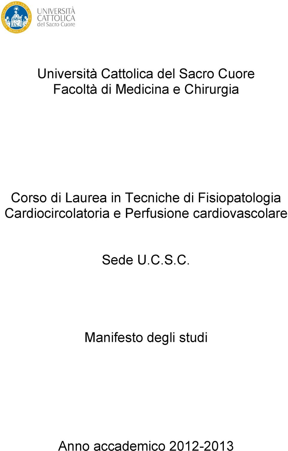 Cardiocircolatoria e Perfusione