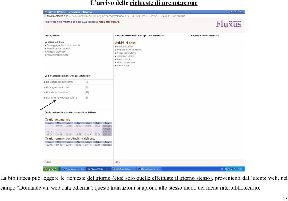 provenienti dall utente web, nel campo Domande via web data odierna ;