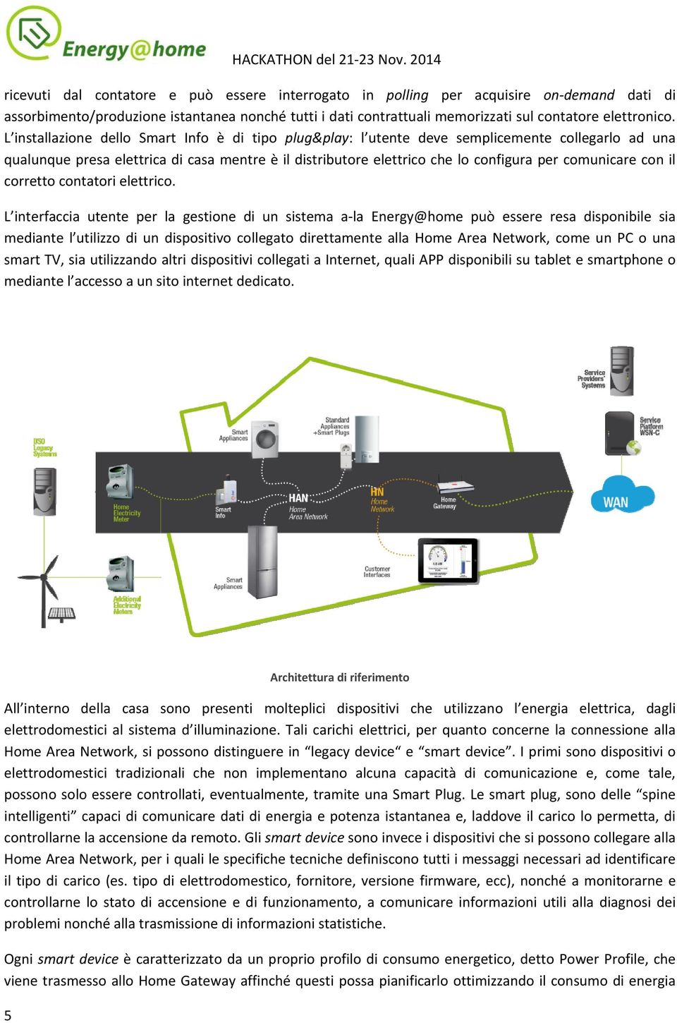 comunicare con il corretto contatori elettrico.