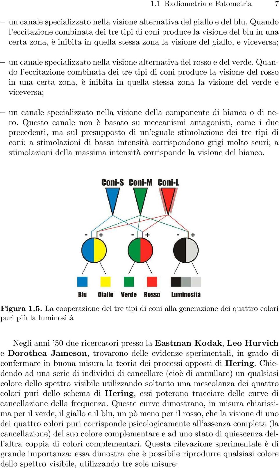 visione alternativa del rosso e del verde.