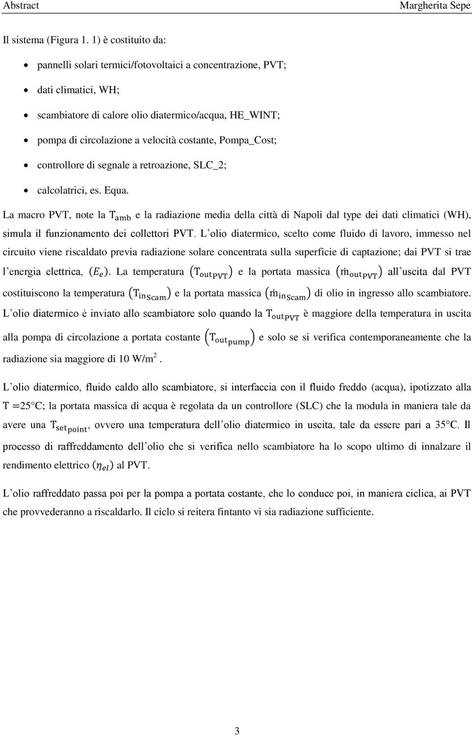 Pompa_Cost; controllore di segnale a retroazione, SLC_2; calcolatrici, es. Equa.