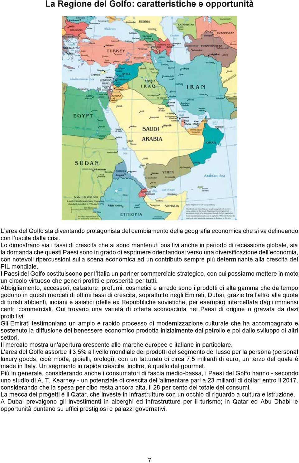 diversificazione dell economia, con notevoli ripercussioni sulla scena economica ed un contributo sempre più determinante alla crescita del PIL mondiale.