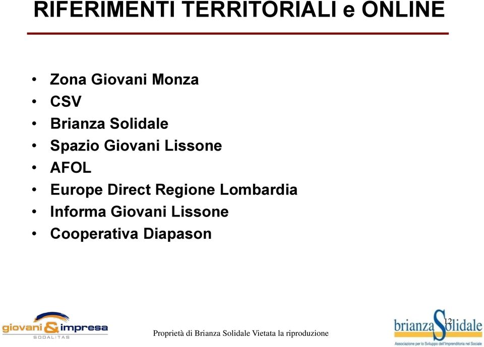 Giovani Lissone AFOL Europe Direct Regione