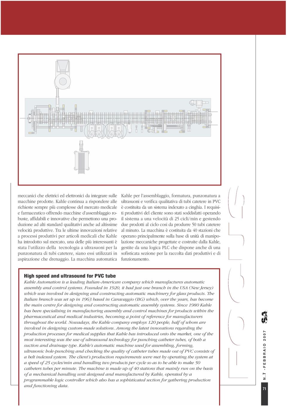 alti standard qualitativi anche ad altissime velocità produttive.