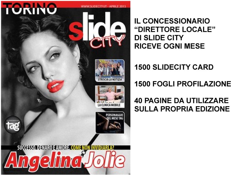 SLIDECITY CARD 1500 FOGLI PROFILAZIONE