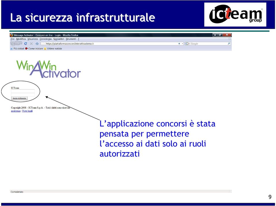 pensata per permettere l accesso