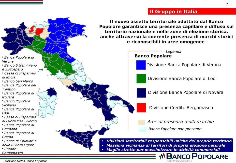 Prospero Cassa di Risparmio di Imola Banco San Marco Banca Popolare del Trentino Banca Popolare di Novara Banco Popolare Siciliano Banca Popolare di Lodi Cassa di Risparmio di Lucca Pisa Livorno