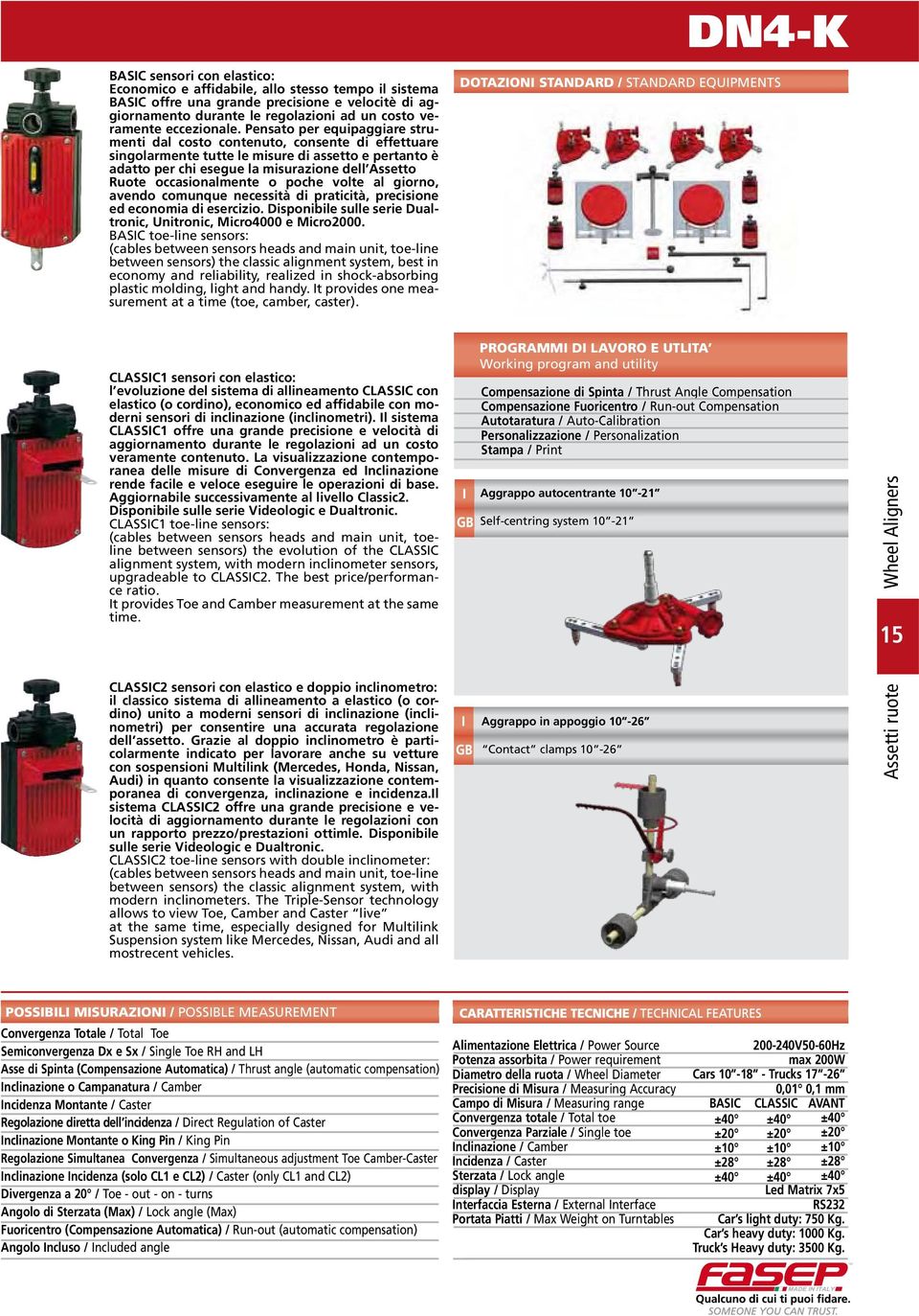 occasionalmente o poche volte al giorno, avendo comunque necessità di praticità, precisione ed economia di esercizio. Disponibile sulle serie Dualtronic, Unitronic, Micro4000 e Micro2000.