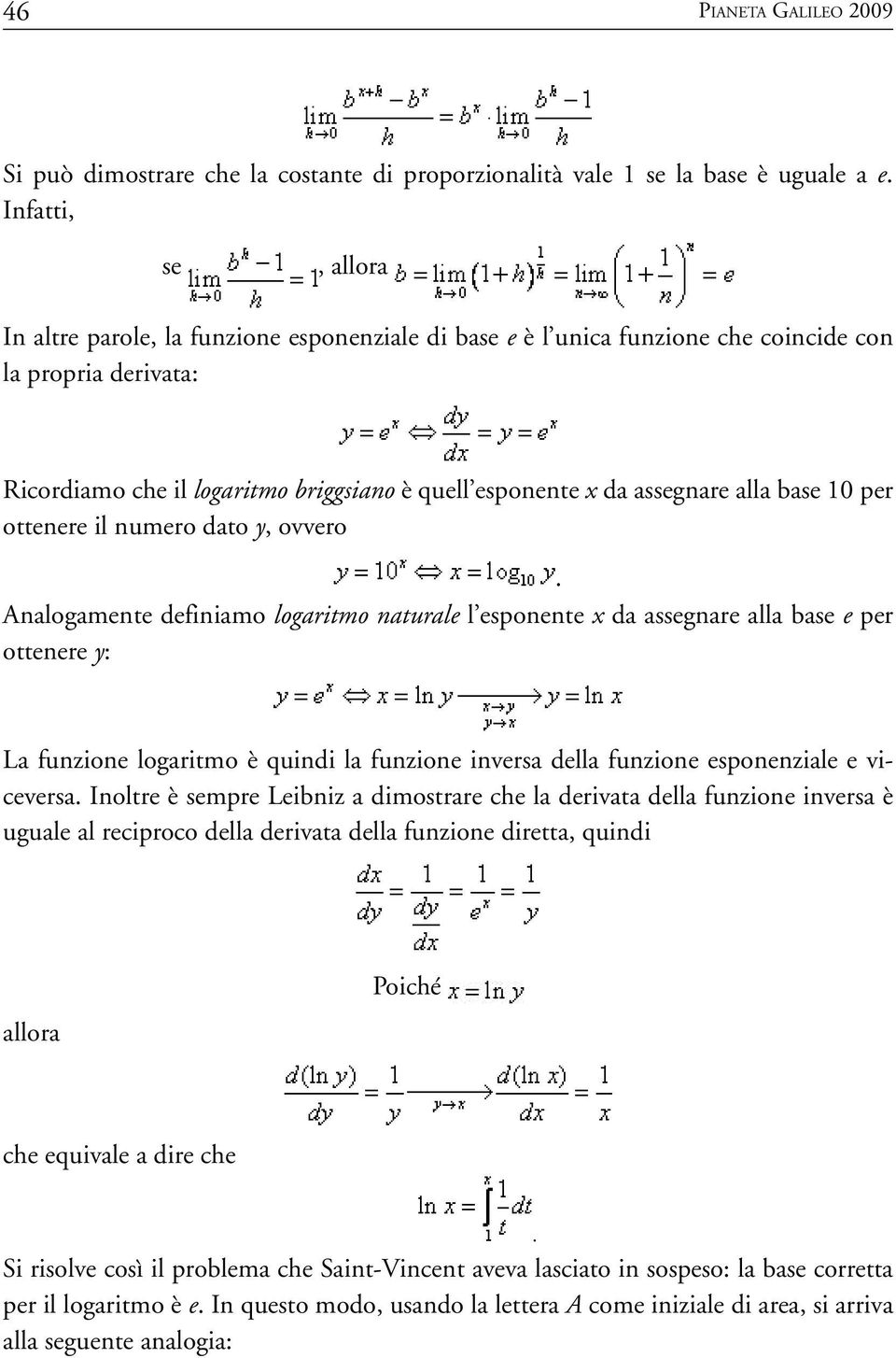 assegnare alla base 10 per ottenere il numero dato y, ovvero.