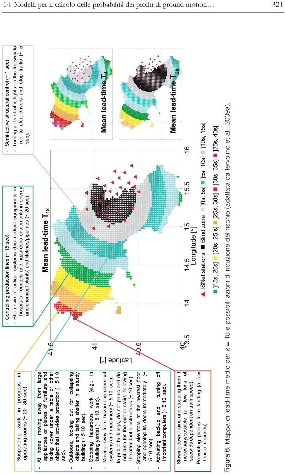 Mappa di lead-time medio per k = 18 e possibili