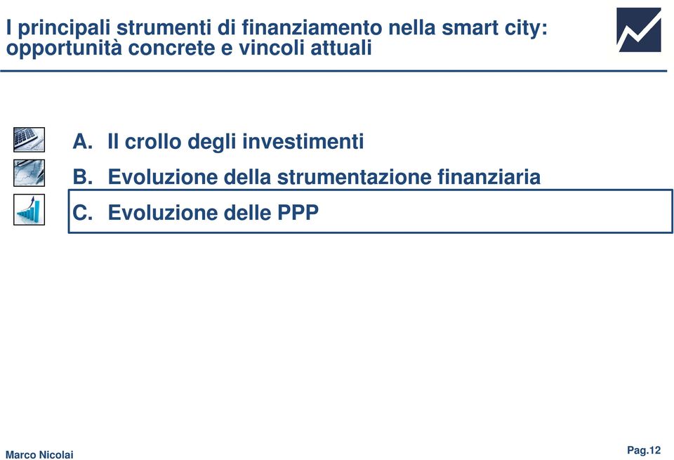 Il crollo degli investimenti B.