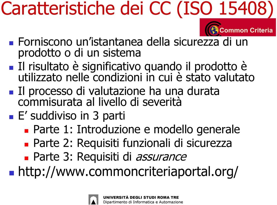 valutazione ha una durata commisurata al livello di severità E suddiviso in 3 parti Parte 1: Introduzione e