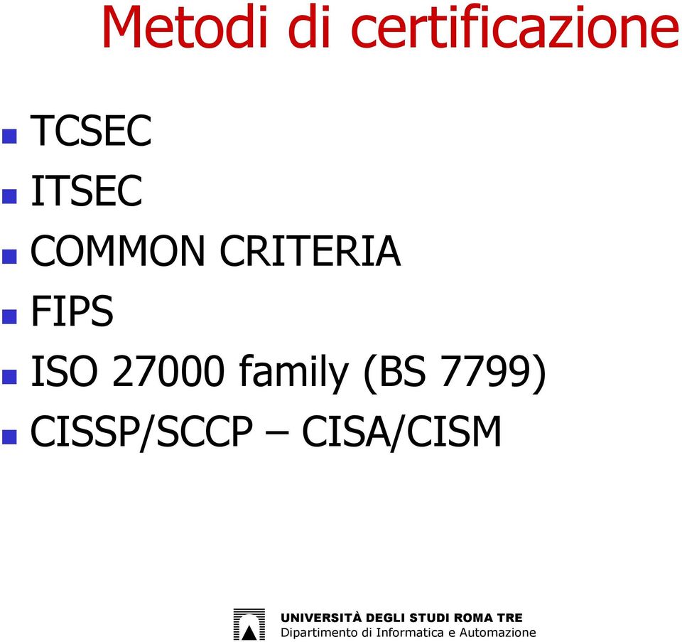 CRITERIA FIPS ISO 27000