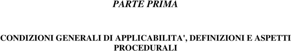 DI APPLICABILITA',