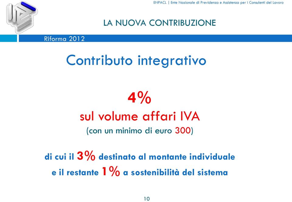 300) di cui il 3% destinato al montante