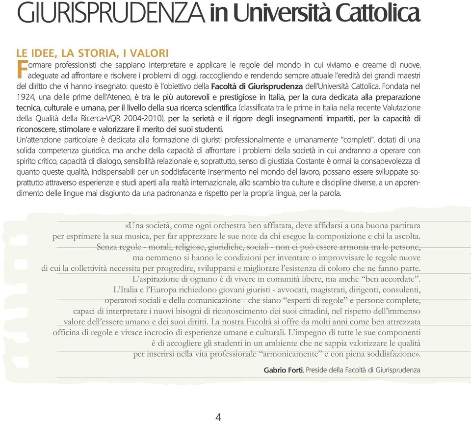 dell Università Cattolica.