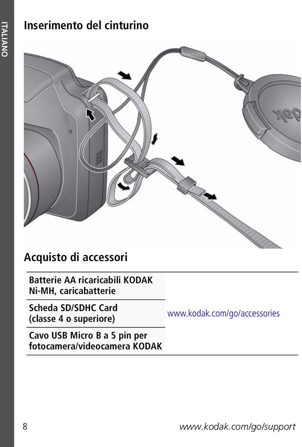 (classe 4 o superiore) Cavo USB Micro B a 5 pin per