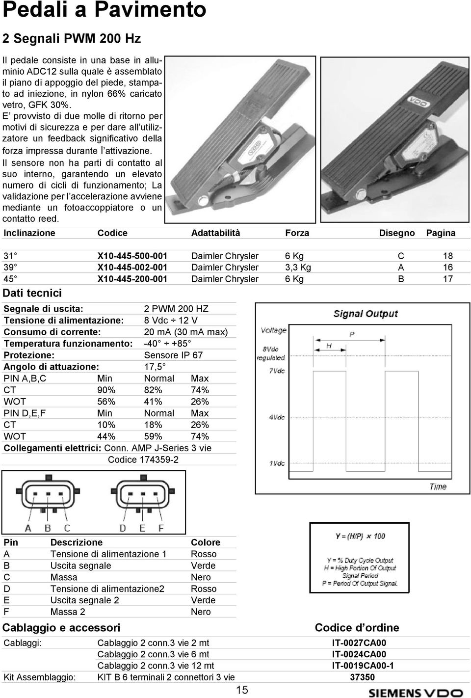 Il sensore non ha parti di contatto al suo interno, garantendo un elevato numero di cicli di funzionamento; La validazione per l accelerazione avviene mediante un fotoaccoppiatore o un contatto reed.