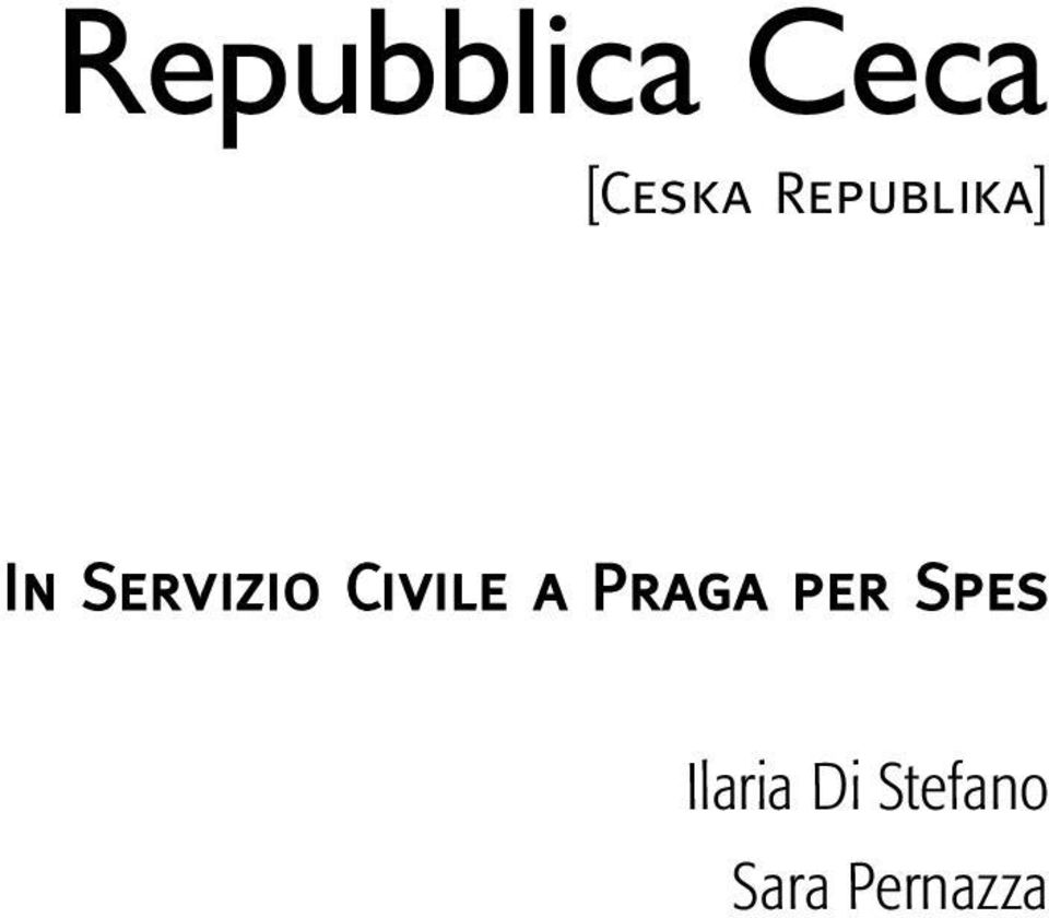 Civile a Praga per Spes