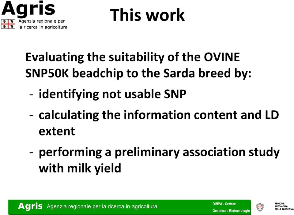 SNP - calculating the information content and LD extent -