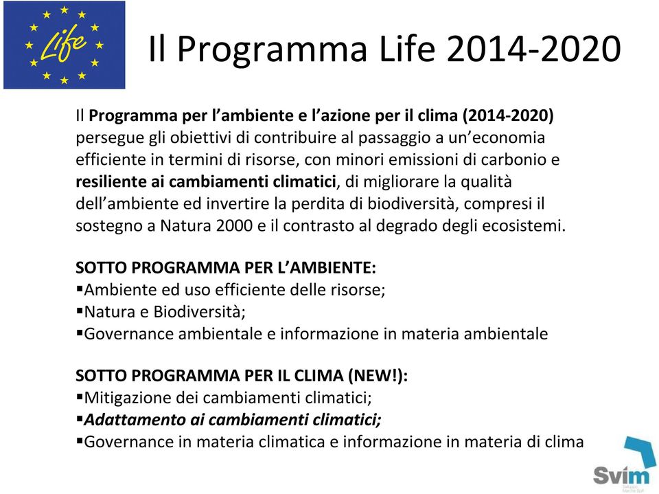 Natura 2000 e il contrasto al degrado degli ecosistemi.