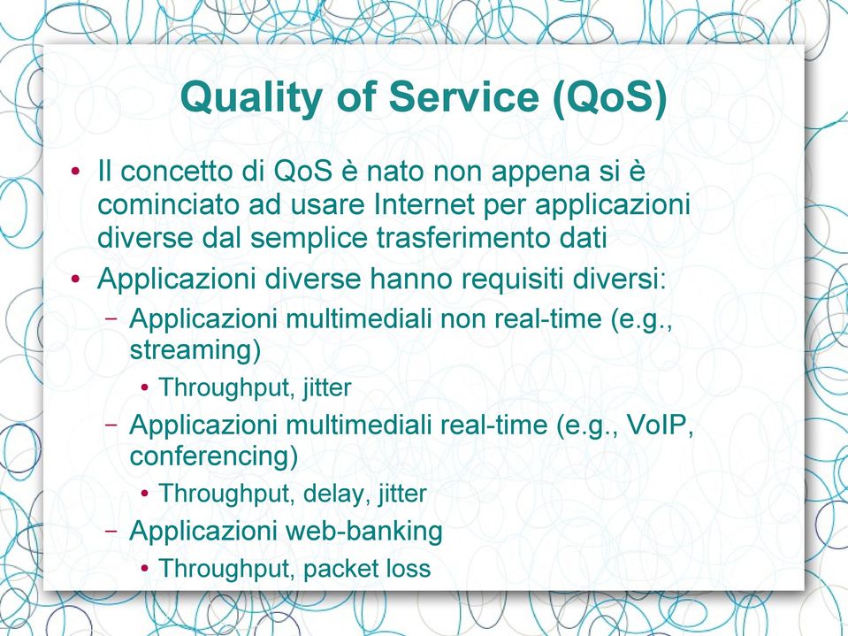 Applicazioni multimediali non real-time (e.g.