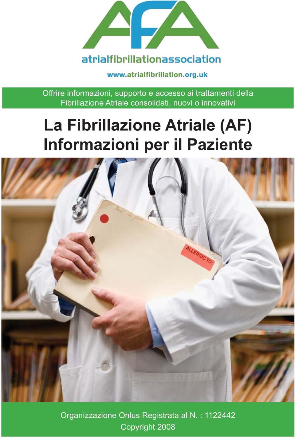 La Fibrillazione Atriale (AF) Informazioni per il Paziente